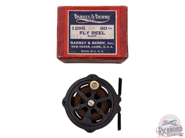 Winchester Barney & Berry No 1295 Fly Fishing Reel 60 Yds in Original Box
