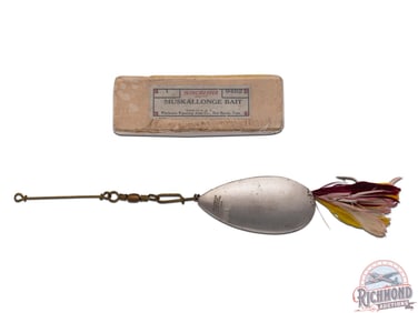 Winchester No 9492 Muskallonge Bait Spoon Large Lure in Original Box