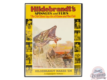 Hildebrandt's Spinners Flies Countertop Easel Back Sign