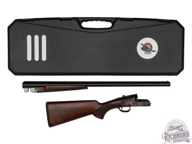 New in Box Cased CZ Sharp-Tail 16 GA Case Hardened Side by Side Shotgun