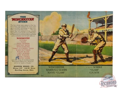 The Winchester Store Baseball Goods Advertisement Bowling Green Ohio