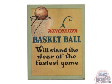 Amazing Winchester Basketball & Roller Skates Double Sided Advertising Sign