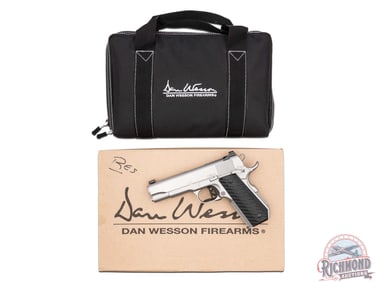 New Dan Wesson V-Bob Valor .45 ACP 1911 SS Semi-Auto Pistol in Original Box