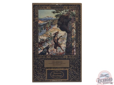 Chas. Reinhart Hardware Paints Oils Baileys' Harbor Lithograph Calendar by Philip R. Goodwin