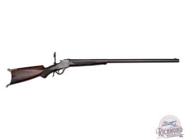 Antique Winchester Model 1885 Hi-Wall Deluxe Single Shot Rifle in 38-55 Caliber