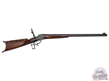 Antique Winchester Model 1885 High Wall Takedown Rifle in .22 Long Rifle Caliber