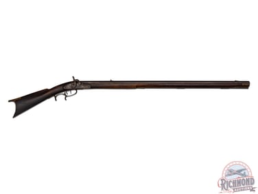 Antique Western PA Percussion Kentucky Rifle by Enoch Dalby in .44 Caliber