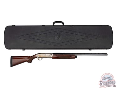 Superb Browning Belgian Gold Ducks Unlimited 60th Anniversary 12 GA Semi-Auto Shotgun w/ Case