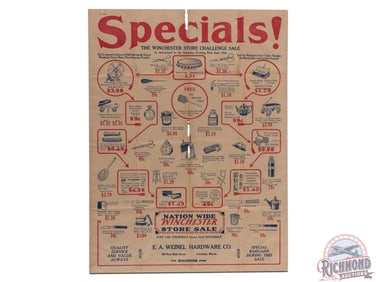 The Winchester Store Challenge Nation Wide Challenge Sale Advertising Poster