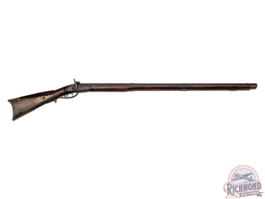 Western Pennsylvania Attributed to J. McCamant Percussion Kentucky Rifle