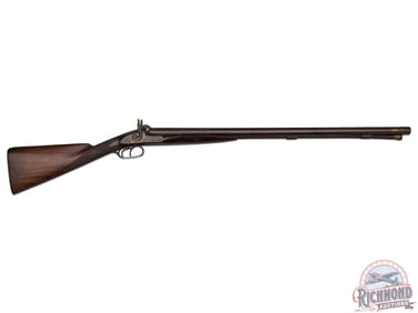 Gottlieb and Frederick Spicker Imported Belgian Muzzle Loading Percussion SxS 10 Gauge Shotgun