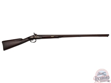 Early English SxS Shotgun in 20 Gauge Converted to Percussion