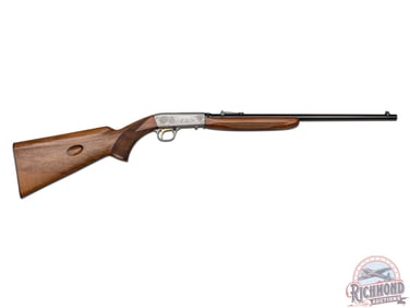 Early Production Browning Belgian SA-22 Takedown Grade II Engraved .22 LR Semi-Auto Rifle