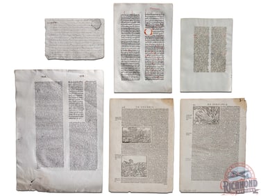 Lot of Elizabethan Period Documents Ex Lattimer Collection