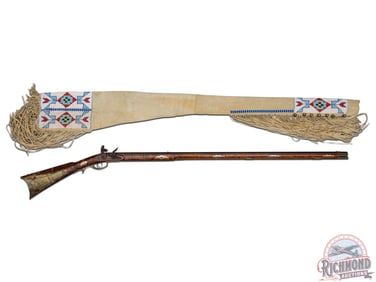 Superb Contemporary Kentucky Rifle Built by Louis Smith in 45 caliber
