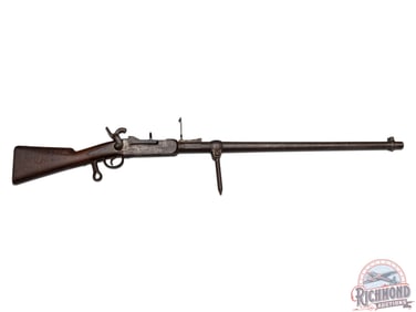 Huge Belgian Percussion .75 Caliber Wall Gun