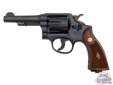 Rare Smith & Wesson US Victory Model WWII US Property GHD Stamped .38 S&W Revolver w/ S&W Letter