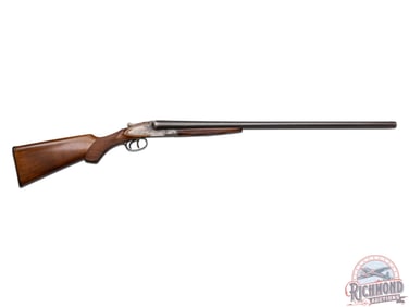1920 L.C. Smith Trap Grade 12 Gauge Engraved Featherweight SxS 30" Shotgun
