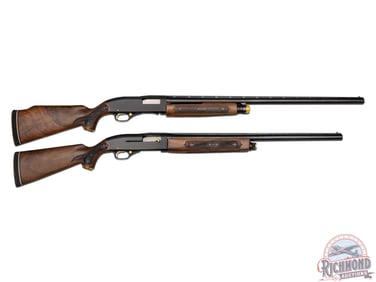 Pair of Winchester 1200 & 1400 Presentation Grade 12 GA Semi Auto & Pump Shotguns