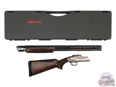Nice New Cased Benelli 828 U 20 GA Over / Under Shotgun