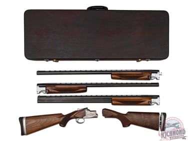 Winchester Model 101 Cased 3-Barrel Competition 12 GA Over / Under Shotgun Set