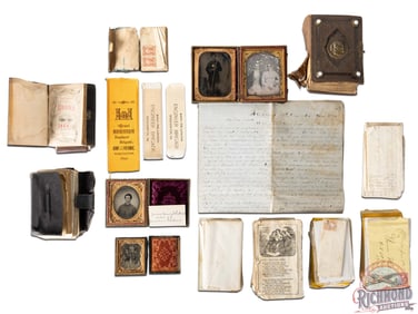 Approx 75 Civil War Letters, Tin Type & Ephemera of James H. Whitcomb, 50th Engineer Regiment of NY