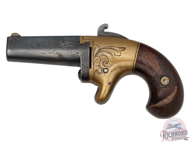 Antique 1860's National Firearms Co No 2 Deringer .41 Rimfire Single Shot Pistol