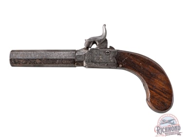 British .46 Caliber Percussion Muff Pistol