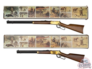Pair of Winchester Centennial '66 Lever Action .30-30 WIN Rifles Carbine & 26"