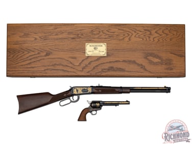Winchester 1894 & Colt SAA Commemorative Set .44-40 WIN Rifle and Revolver in Display Case