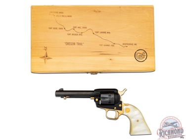 1965 Colt Oregon Trail Frontier Scout .22 LR Commemorative Revolver in Factory Case