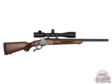Nice Ruger No 1 Falling Block Single Shot Rifle .22-250 REM with Sight Mark Scope