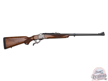 Nice Ruger No 1 Falling Block Single Shot Rifle .338 WIN MAG with Quarter Rib