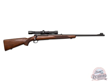 Pre-64 Winchester Model 70 Rifle in .22 Hornet w/ Weaver K-6 Scope in Griffin & Howe Sidemount
