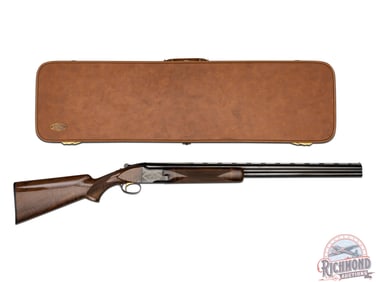 Nice Cased Browning Belgian Lightning Superposed 12 Gauge Over / Under Shotgun