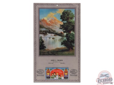 1929 The Winchester Store Advertising Calendar w/ Quick Meal Stoves & Ranges