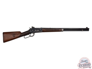 Winchester 1886 Lever Action .33 WCF 24" Rifle With Full Length Magazine