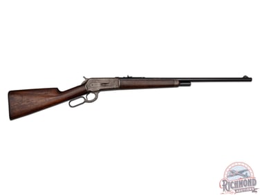 Winchester 1886 Lever Action .33 WCF Rifle with Button Magazine