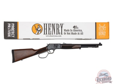 New Henry H012GMR Big Boy Steel .357 MAG / .38 SPL Lever Action Carbine Rifle in Box