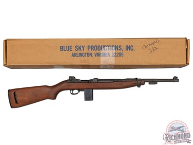 1944 Inland Division Blue Sky Import US M1 Carbine .30 Cal Semi-Auto Rifle in Factory Box