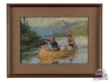 Phillip R Goodwin Framed Print "In Strange Waters" River Scene