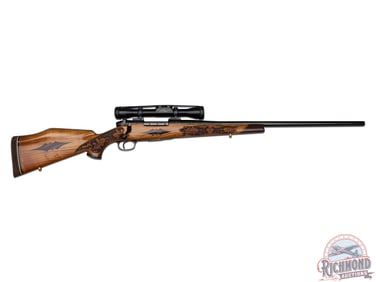 Stunning Weatherby Crown Custom .378 Wby Magnum Mark V Bolt Action Rifle with Weatherby Scope