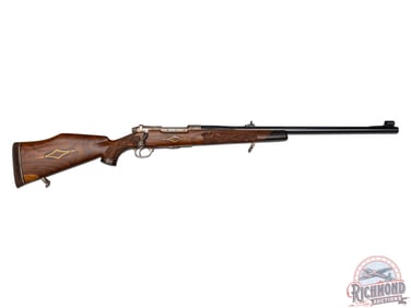 Superb Weatherby Crown Custom .460 Wby Magnum Mark V Bolt Action Rifle Two-Tone Engraved