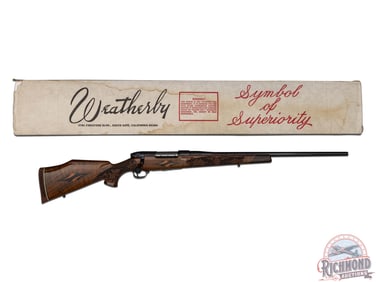 Beautiful Weatherby Crown Custom .270 Wby Magnum Mark V Bolt Action Rifle