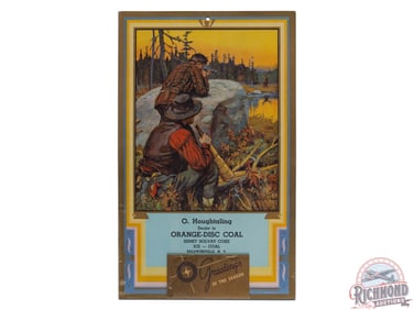 O. Houghtaling Orange Disc Ice Coal Dealer Calendar Baldwinsville N.Y. by Philip R. Goodwin