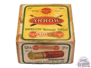 20 Rounds Remington UMC Arrow Kleanbore Paper Shot Shells 12 GA Two Piece Box
