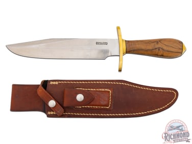 Randall Made Model 12 Sportsman's Bowie 9" Knife with Factory Leather Sheath