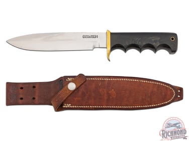 Randall Made Model 16 Diver Stainless 7" Knife with Factory Leather Sheath