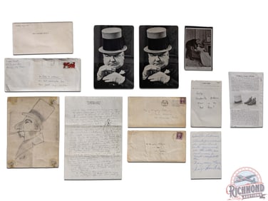 Collection of Theatre Signatures & Items Incl. Marilyn Monroe Miller W.C. Fields Lattimer Collection