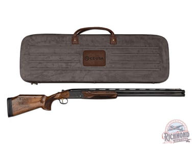 New in Box Cased CZ 12 GA All American Trap Over / Under Shotgun